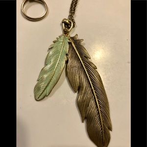 Feather necklace